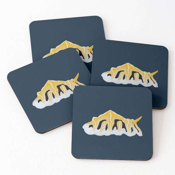 Item preview, Nudibranch - sea slug - Reticulidia Fungia - dark blue designed and sold by Poulpimousse.