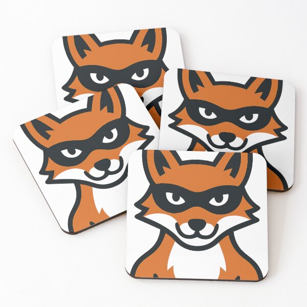 Item preview, Masked Fox Vector – Bold Minimalist Animal Design designed and sold by mbmstores.
