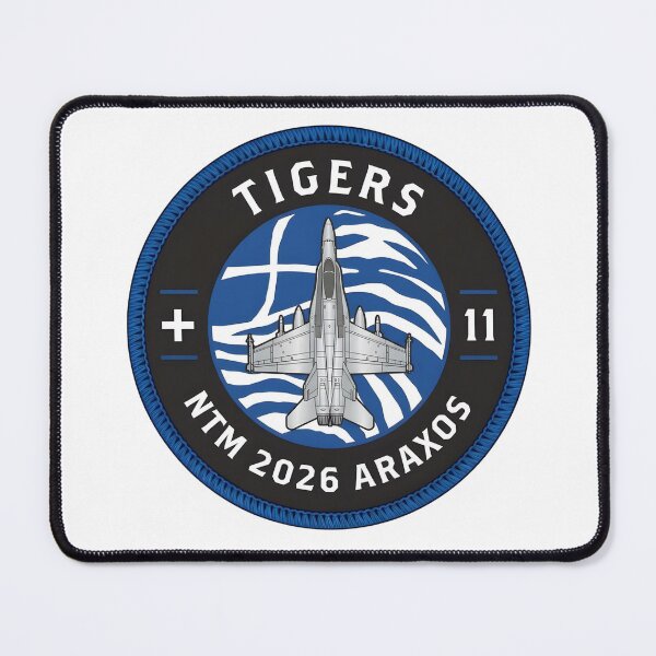 Item preview, Staffel 11 NATO Tiger Meet 2026 Araxos Emblem designed and sold by CharlieDesings.