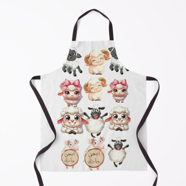 Item preview, Eid Mubarak, Eid al-Adha, Adha Mubarak, Cute Sheep Cartoon, Islamic Holiday. designed and sold by New Art.