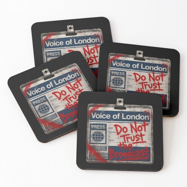 Item preview, Voice of London Defaced Badge designed and sold by agearb.