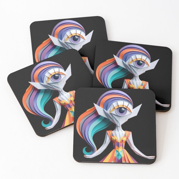 Item preview, Colorful Papercraft Art designed and sold by unboxedbyJuls.