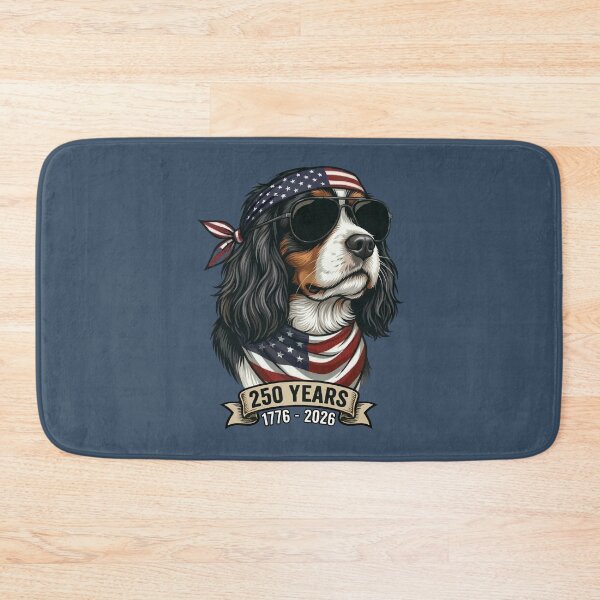 Item preview, Patriotic Spaniel Dog 250 Year Anniversary 1776-2026 designed and sold by d247.