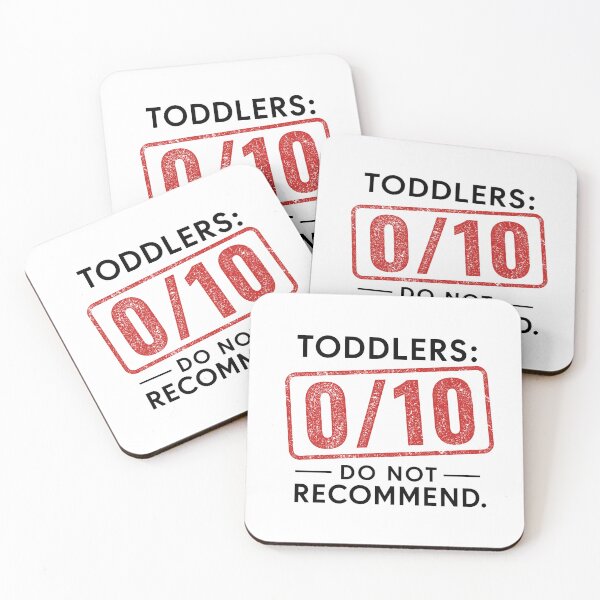 Item preview, Toddlers 0 10 Do Not Recommend Funny Sarcastic Mom Review Meme designed and sold by MalisoStickers.