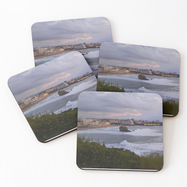 Item preview, Twilight on the Grande Plage of Biarritz designed and sold by Nenette11.