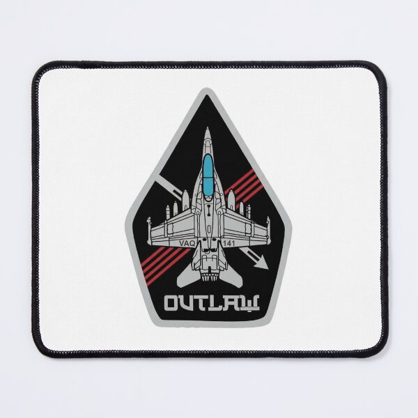 Item preview, VAQ-141 "Shadowhawks" Outlaw Electronic Attack Squadron Patch designed and sold by CharlieDesings.