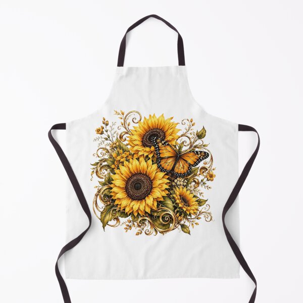 Item preview, Sunflower Butterfly Watercolor designed and sold by PetalGarden.