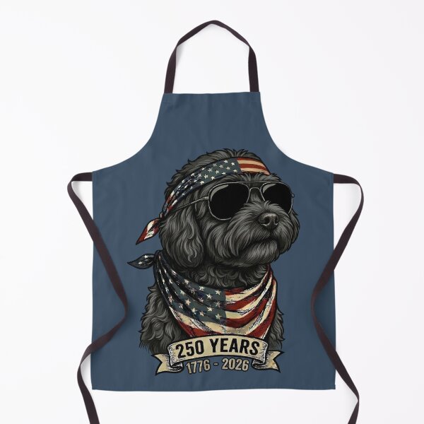 Item preview, Patriotic Poodle Dog 250 Years 1776-2026 American Flag designed and sold by d247.