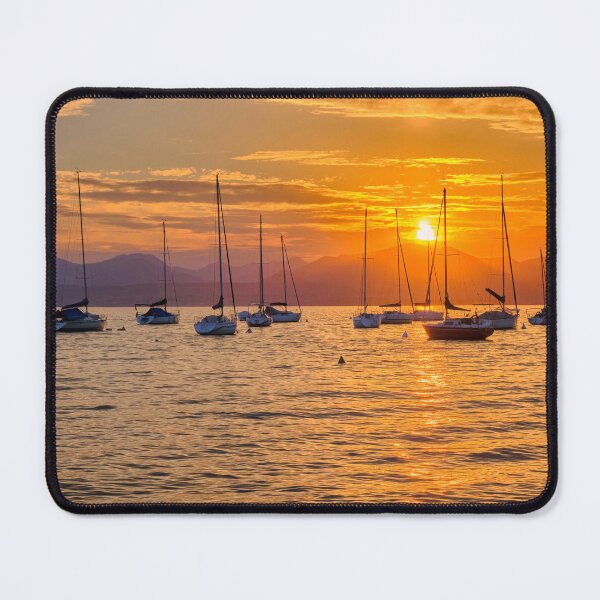 Item preview, Silhouetted Yachts and a Bardolino Sunset designed and sold by Violaman.