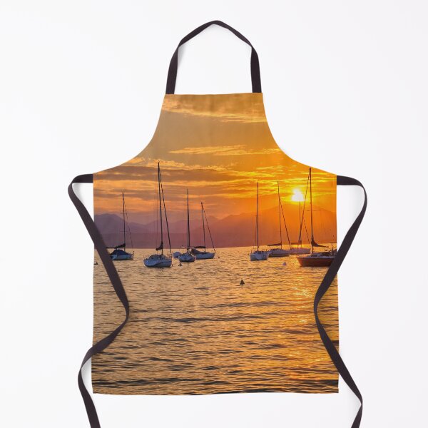 Item preview, Silhouetted Yachts and a Bardolino Sunset designed and sold by Violaman.