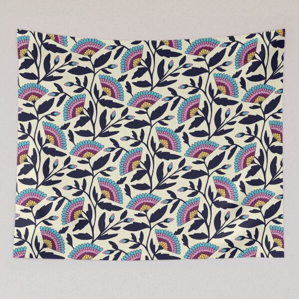 Item preview, Bohemian blooms floral pattern designed and sold by Jennifer Ladd.