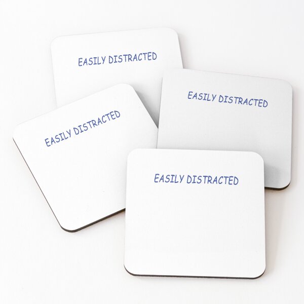 Item preview, Easily Distracted - blue designed and sold by PhotozByLizaRB.