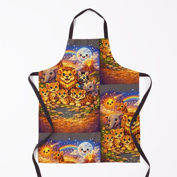 Item preview, Kids cartoon African wildlife animals designed and sold by M--Y.