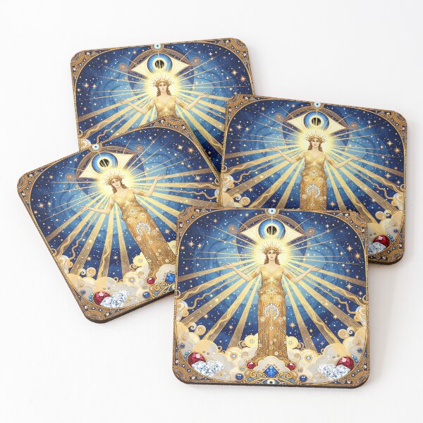 Item preview, Theia of the Radiant Light | Celestial Greek Goddess Art designed and sold by Stoneflower-Art.