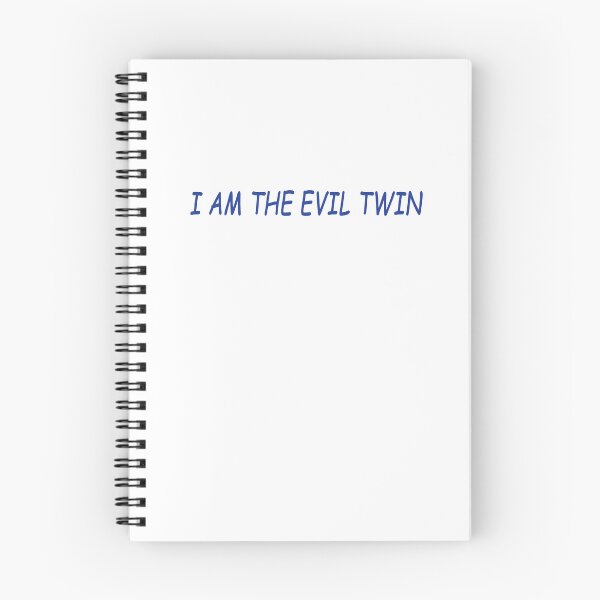 Item preview, I am the Evil Twin - blue designed and sold by PhotozByLizaRB.