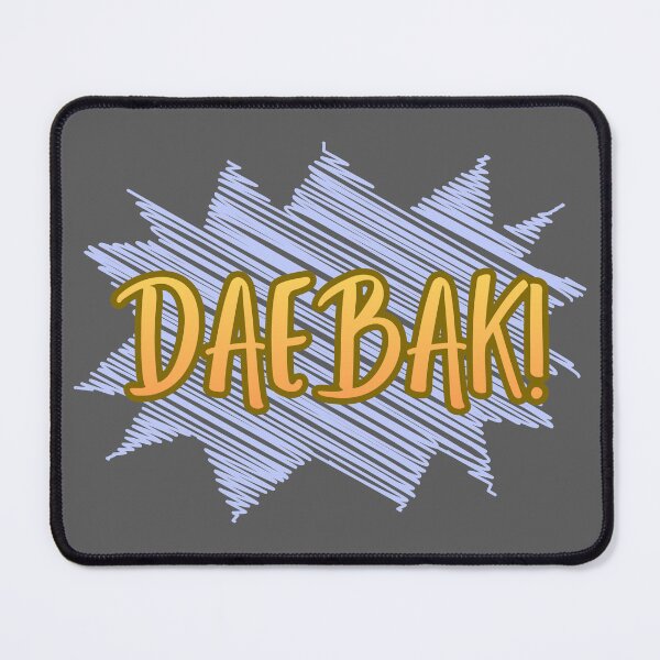 Item preview, Daebak text Korean expression for K-drama fans designed and sold by ArtEllary.