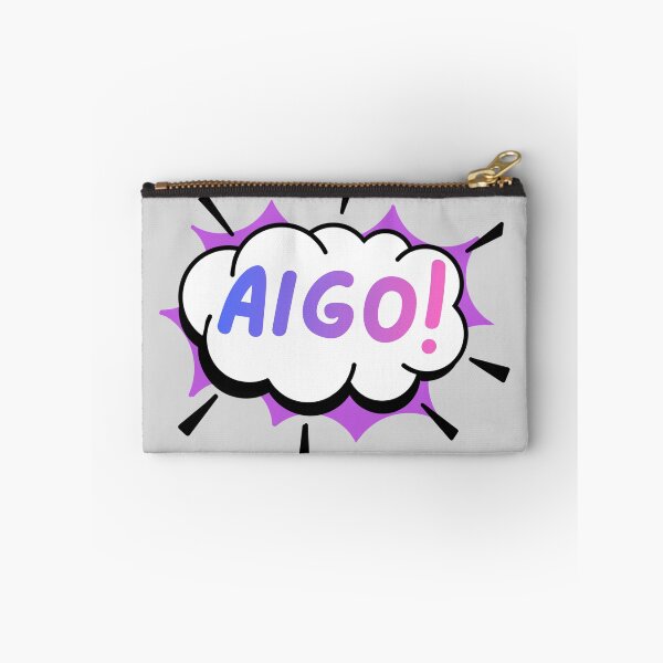 Item preview, Aigo text Korean expression in smoke cloud bubble designed and sold by ArtEllary.
