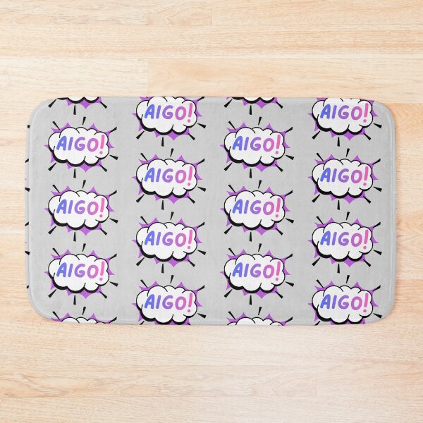 Item preview, Aigo text Korean expression in smoke cloud bubble designed and sold by ArtEllary.