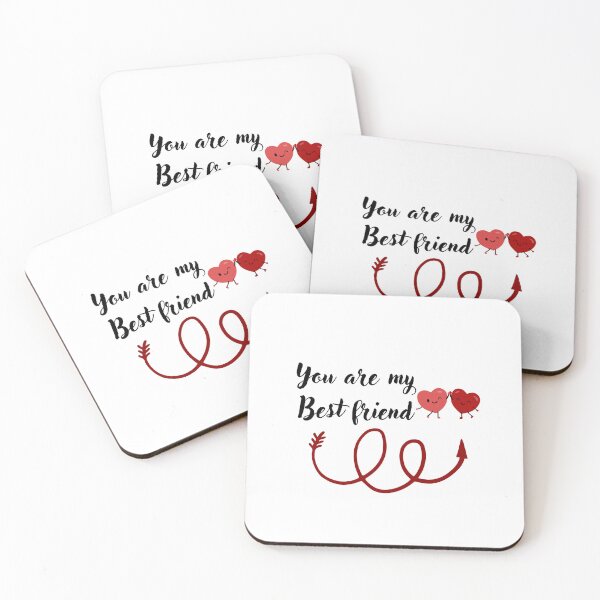 Item preview, You Are My Best Friend – Cute Friendship Quote Aesthetic Design for Besties, BFF Gift & Positive Vibes designed and sold by Art_IN_Design.