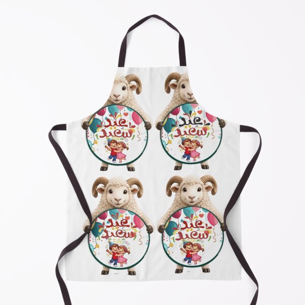 Item preview, Eid Mubarak, Eid al-Adha, Adha Mubarak, Cute Sheep Cartoon, Islamic Holiday. designed and sold by New Art.