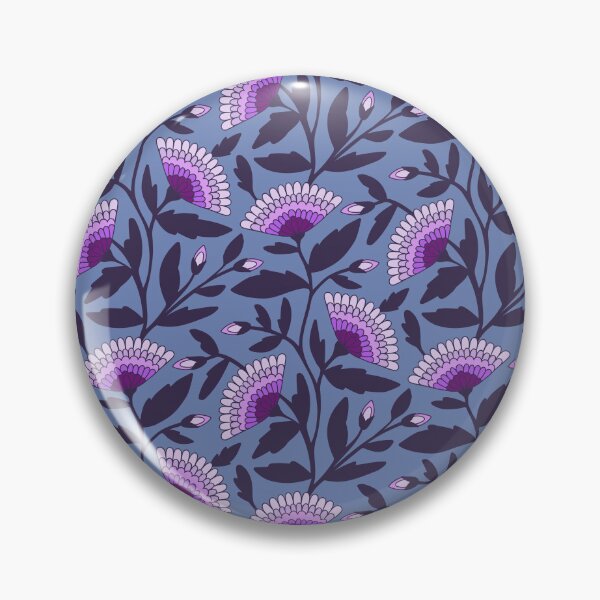 Item preview, Bohemian blooms floral pattern in lavender purple designed and sold by Jennifer Ladd.