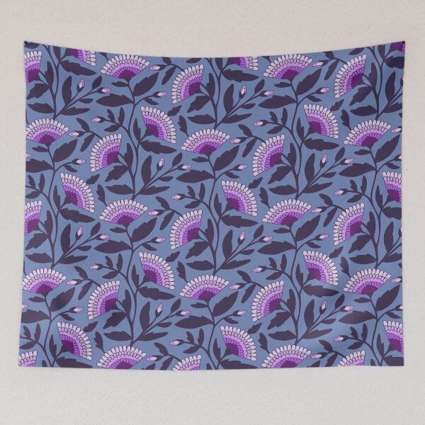 Item preview, Bohemian blooms floral pattern in lavender purple designed and sold by Jennifer Ladd.
