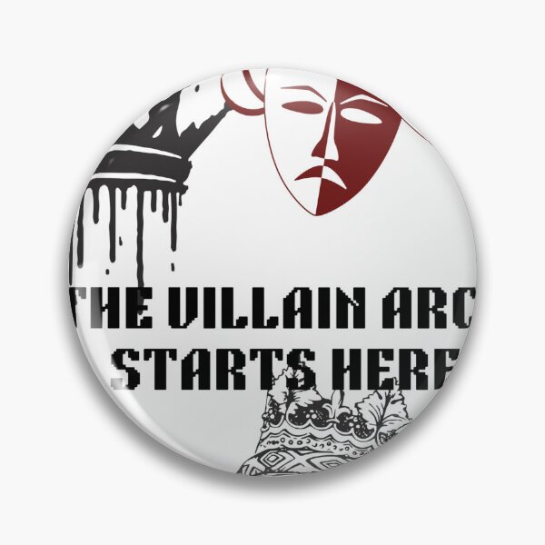 Item preview, The Villain Arc Starts Here Dark Aesthetic Graphic Design designed and sold by ravenRM.
