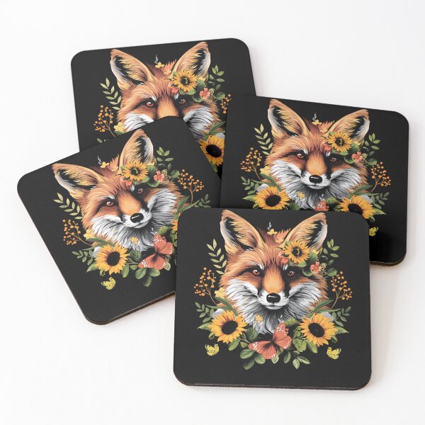 Item preview, Funny Fox Floral Colorful Boys Girls Kids designed and sold by rafaeltto.