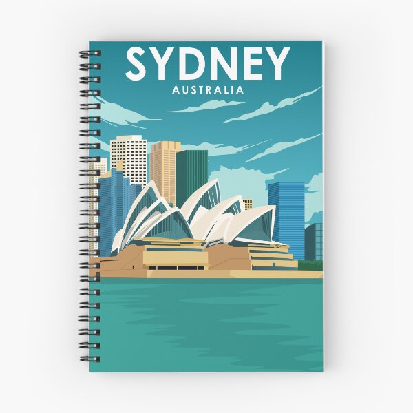 Item preview, Sydney Australia Vintage Minimal House Travel Poster designed and sold by Stadify.