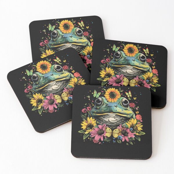Item preview, Funny Frog Floral Colorful Boys Girls Kids designed and sold by rafaeltto.