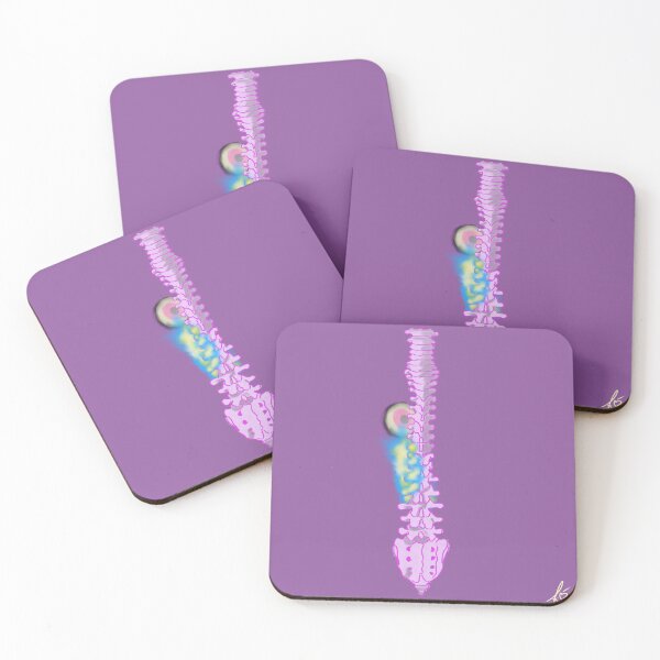 Item preview, Burning spine against a mauve background designed and sold by mousse-tache.