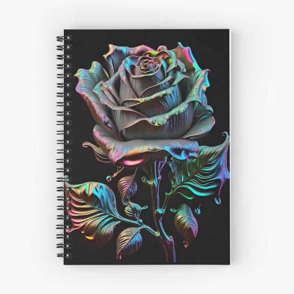 Item preview, Iridescent Black Rose Aesthetic Art designed and sold by Amr Siam.