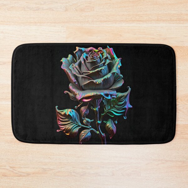 Item preview, Iridescent Black Rose Aesthetic Art designed and sold by Amr Siam.