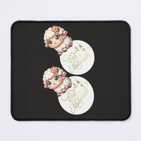 Item preview, Eid Mubarak, Eid al-Adha, Adha Mubarak, Cute Sheep Cartoon, Islamic Holiday sticker designed and sold by New Art.