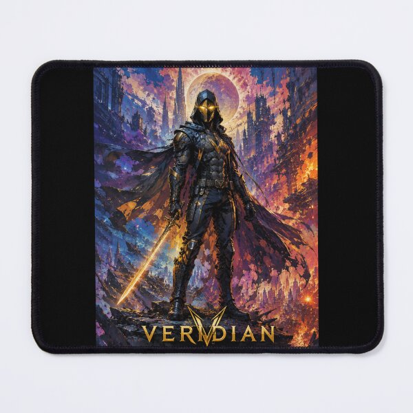 Item preview, VERIDIAN – Truth Is The Last Weapon | Futuristic Cyberpunk Antihero Poster designed and sold by PLUSHIWORLDtm.