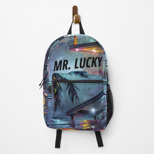 Item preview, MR LUCKY - Modern Cyberpunk Villa Art designed and sold by Modern Nest Art.
