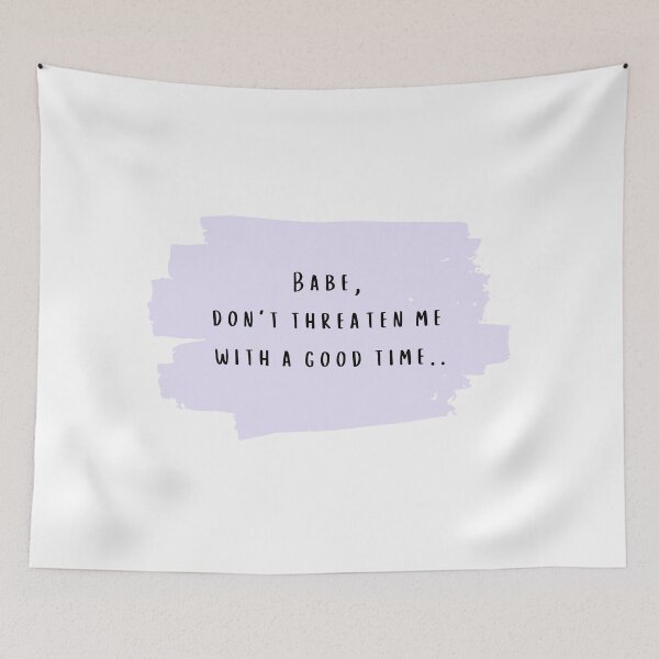 Item preview, Babe Dont Threaten Me With a Good Time  Lover Album lyrics designed and sold by bombalurina.