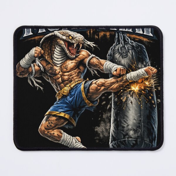 Item preview, Cobra Snake Muay Thai Fighter - Heavy Bag Edition designed and sold by redsharkuk.