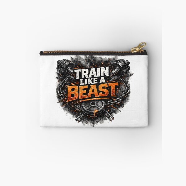 Item preview, Train Like A Beast Gym Typography designed and sold by Jagruti_Artzone.