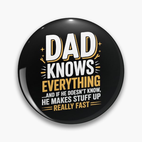Item preview, Dad Knows Everything Funny Father's Day Gift for Dad designed and sold by Say It With Ink.