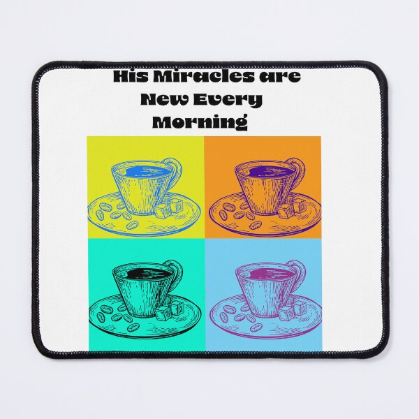 Item preview, His miracles are new every morning  designed and sold by CarpentersPlace.