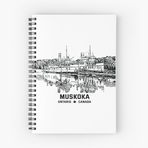 Item preview, Muskoka ON - Ink Illustration designed and sold by Lakeric.