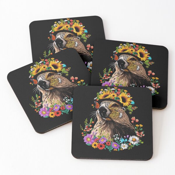 Item preview, Funny Groundhog Floral Colorful Boys Girls Kids designed and sold by rafaeltto.