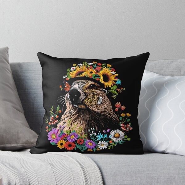 Item preview, Funny Groundhog Floral Colorful Boys Girls Kids designed and sold by rafaeltto.