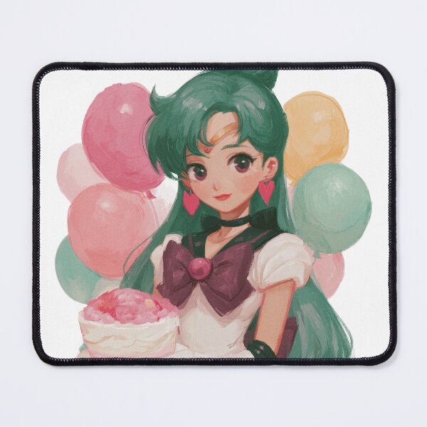 Item preview, Sailor Pluto birthday cake party card designed and sold by spiritedmuse.