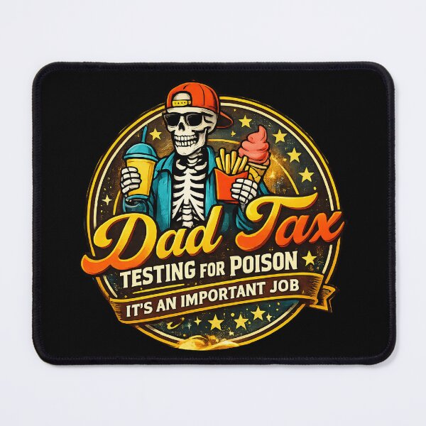 Item preview, Dad Tax Testing For Poison Funny Skeleton Dad Food Tax Graphic Shirt designed and sold by Teetreasure2.