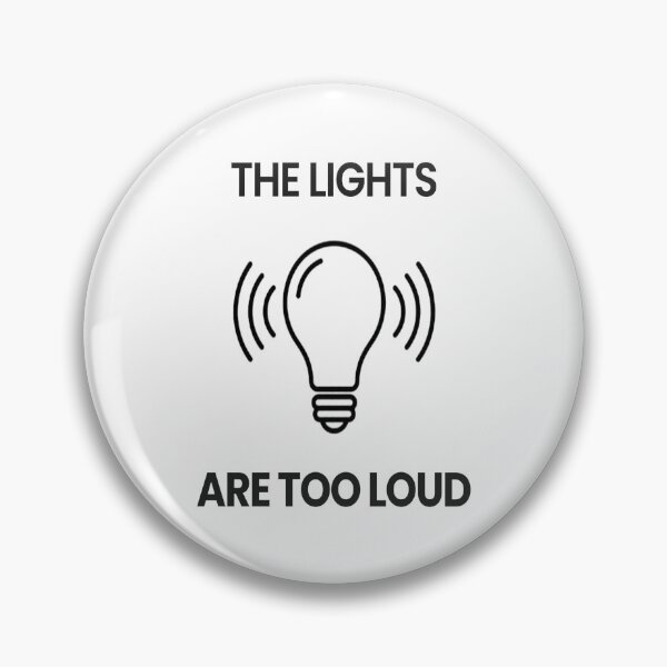 Item preview,  The Lights Are Too Loud Sensory Tee designed and sold by SB_Designs.
