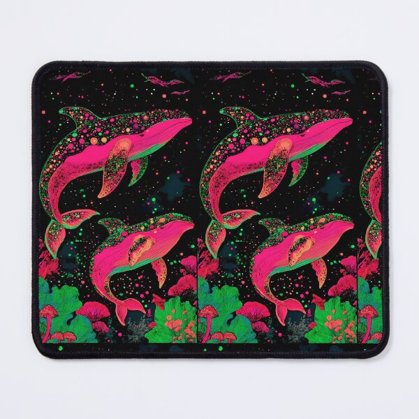 Item preview, Neon Cosmic Whale Ocean Art designed and sold by Amr Siam.