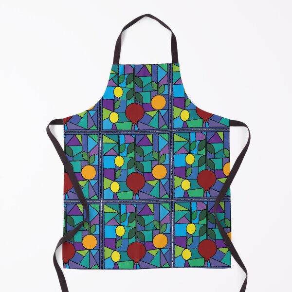 Item preview, Mediterranean Garden on Stained Glass designed and sold by Qousqoza7.