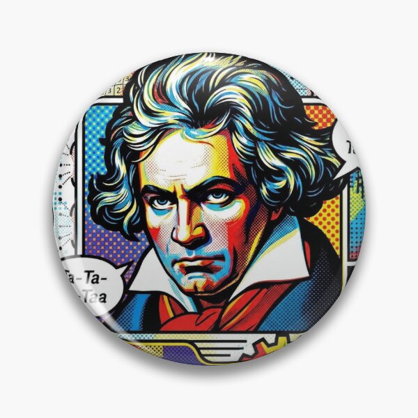 Item preview, Pop Art Graphic Ludwig van Beethoven Composer designed and sold by G-M-Designs.